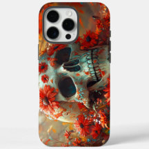 Laranja Daisy Skull