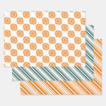 Laranja De Ocasião E Turquesa