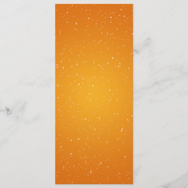 Laranja elegante da onda Sparkling do menu do (Frente)