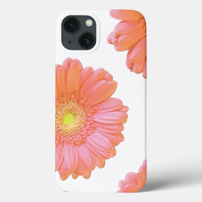Laranja gerbera daisy Case-Mate capas de iphone (Verso)