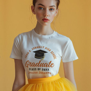 Laranja Graduada Personalizada de Graduação Femini