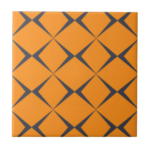 Laranja, legal, simples, trendy, formas chevron