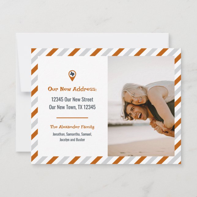 Laranja Queimado, Mudamos Foto Movendo-A (Verso)