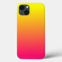 Laranja Rosa Amarelo Vibrante Moderno Ombre