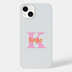 Laranja Rosa Cinza Claro Cinza Cor Personalizada L