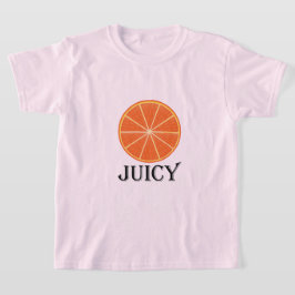 Laranja Suculenta - Camisa Básica Para Meninas