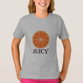 Laranja Suculenta - Camisa Básica Para Meninas