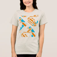 Laranja Turquesa Azul Diagonal Sudoeste
