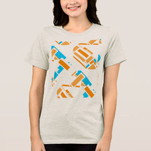 Laranja Turquesa Azul Diagonal Sudoeste