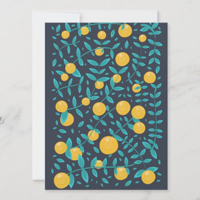 Laranja Vintage Fruta (Frente)