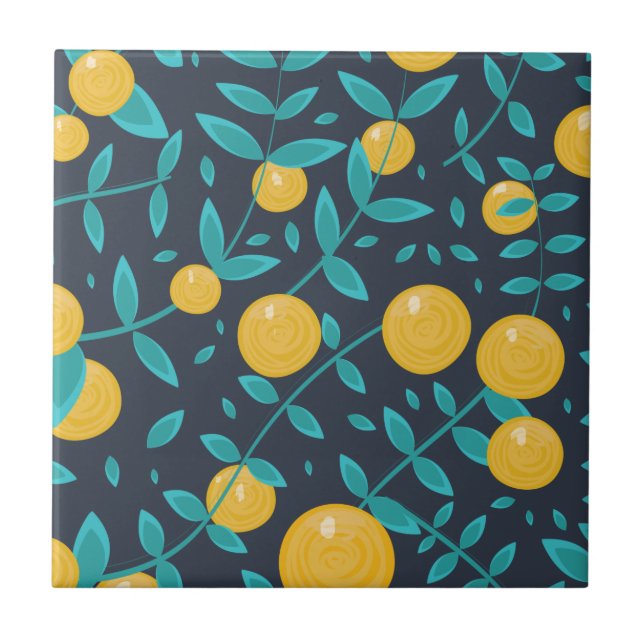 Laranja Vintage Fruta (Frente)