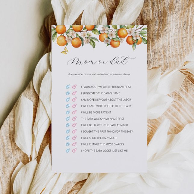 Laranjas Citrinos Mãe Ou Jogo De Chá de fraldas Pa (Criador carregado)