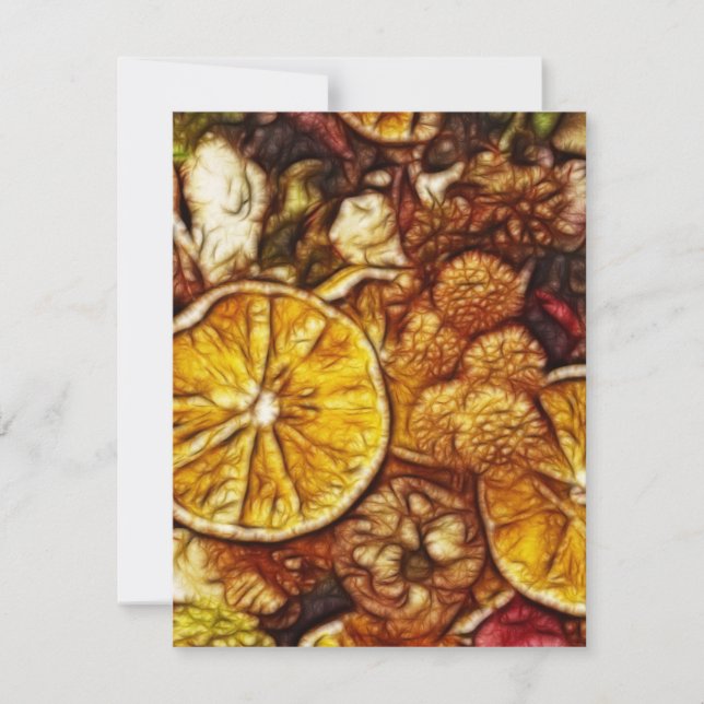 Laranjas de Potpourri Fractais (Frente)