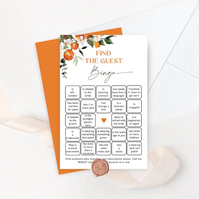 Laranjas do tema Citrus Encontre o jogo do bingo c (Criador carregado)