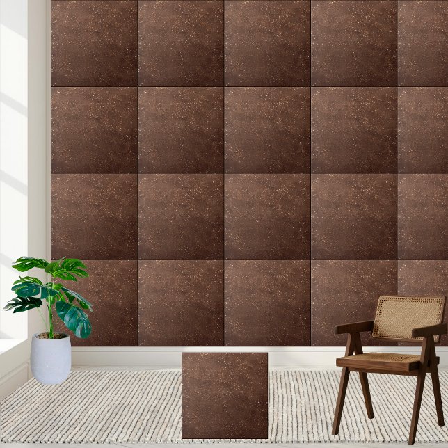 Lareira de Cozinha de Piso de Parede Glitter Café  (Coffee Brown Glitter Wall Floor Kitchen Fireplace Ceramic Tile)