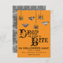 Largar para uma mordida - Convite para aranha eleg