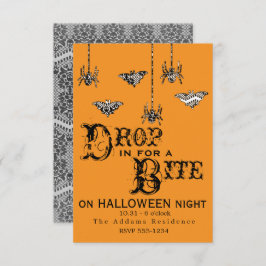 Largar para uma mordida - Convite para aranha eleg