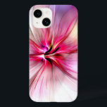 Large Pink Modern Flower Phone Case<br><div class="desc">Modern and pretty pink flower with translucent petals.</div>