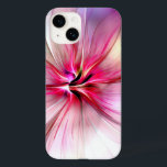 Large Pink Modern Flower Phone Case<br><div class="desc">Modern and pretty pink flower with translucent petals.</div>