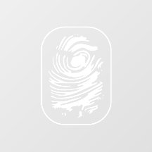 Largura da janela de impressão digital branca