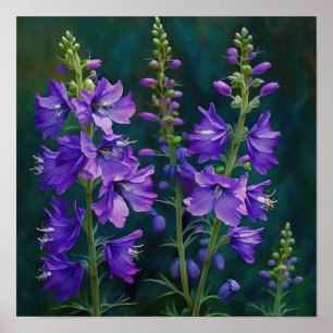Larkspur Flower Impressão