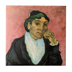 L'Arlesienne (Madame Ginoux) por Vincent van Gogh