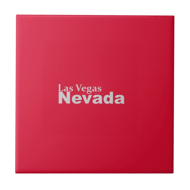 Las Vegas, Azulejo Cerâmico de Nevada (Frente)