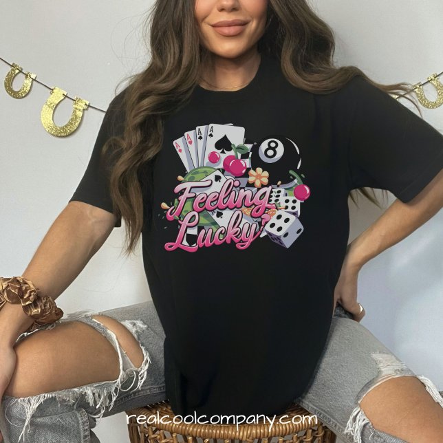 Las Vegas Casino Vibes para T-Shirt de Alto Curso (Criador carregado)