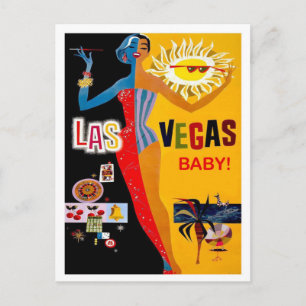 Las Vegas, Colagem de Cassino, cartão postal de vi