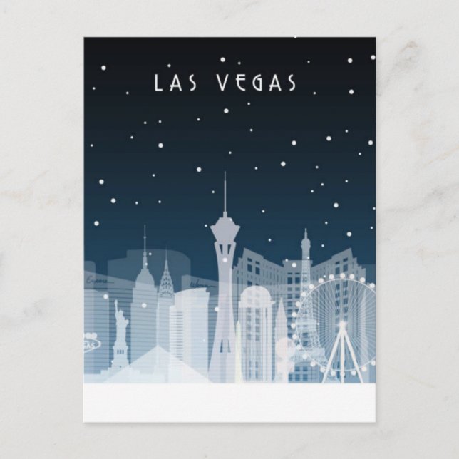 Las Vegas, Nevada | Cartão postal Skyline (Frente)
