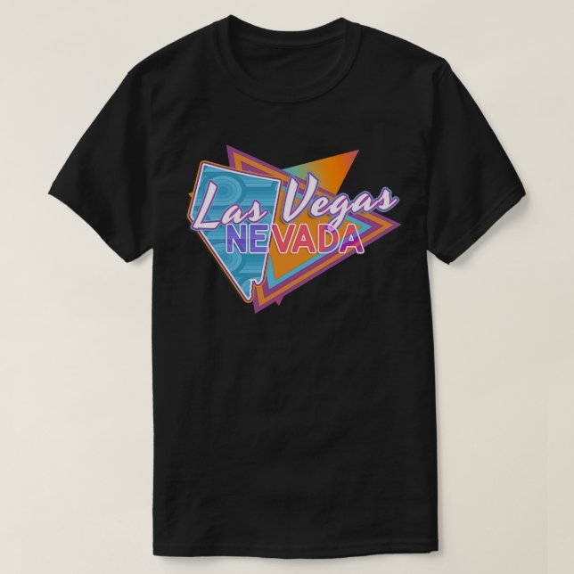 Las Vegas Nevada Vintage Retro Throwback Pullover  (Frente do Design)