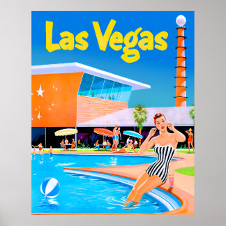 Las Vegas, poster de viagens de Nevada