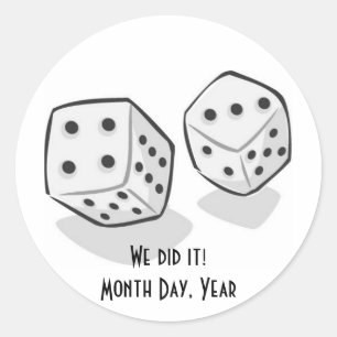 Las Vegas que Wedding etiquetas