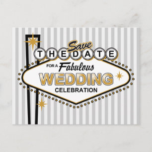 Las Vegas que Wedding o cartão do STD