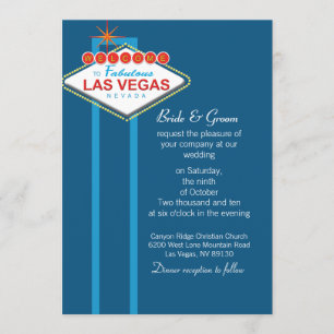 Las Vegas que Wedding o convite