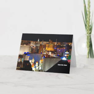 Las Vegas Salve o Cartão de Data, adicione seu pró