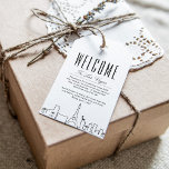 Las Vegas Skyline | Etiquetas de presentes de mens<br><div class="desc">Etiquetas especiais de boas-vindas talhadas especificamente para o seu evento de casamento na bela cidade de Las Vegas,  . .</div>