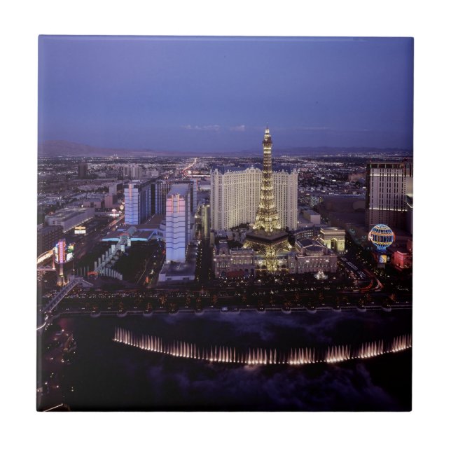 Las Vegas Strip Aerial View Casino Gambling City (Frente)