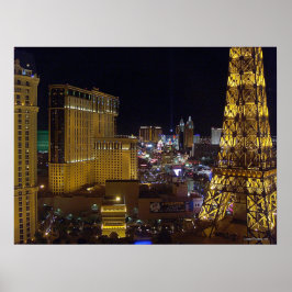 Las Vegas Strip & Aladdin Poster