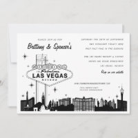 Las Vegas Strip | Convite Para Casamento De Las Ve