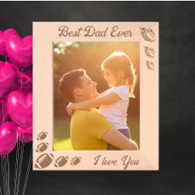 Laser para presentes do Dia de os pais de futebol