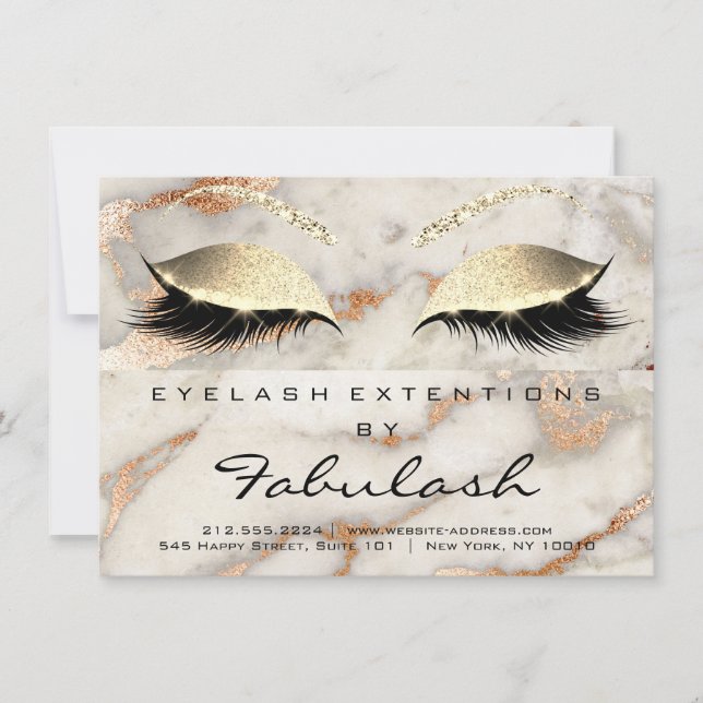 Lash Extension Após a Instrução de Cuidados (Frente)