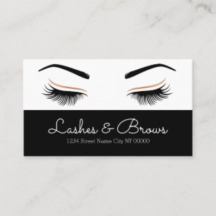 Lashes & Brows Cartão de visita