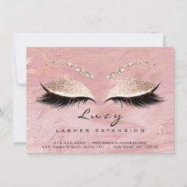 Lashes Extensão após Instrução de Cuidados Vermelh