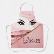 Lashes Rosa Por Apron - Personalizáveis