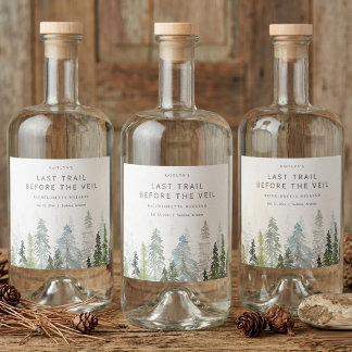 Last Trail Pine Forest Camping Bachelorette Party