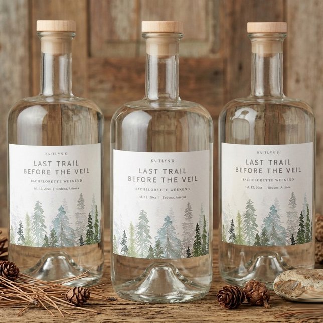 Last Trail Pine Forest Camping Bachelorette Party (Criador carregado)
