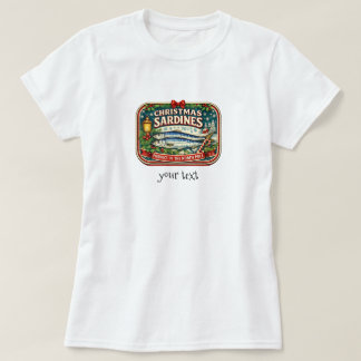 Lata de Sardinha de Natal Vintage Retro Polo Norte