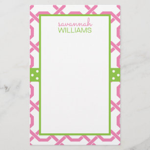 Latice & Grosgrain Papel Personalizado