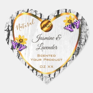Latido de árvore de madeira branca Etiquetas de pr